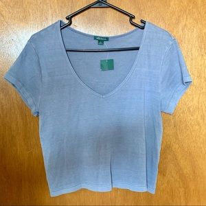 XL crop top vneck NWT